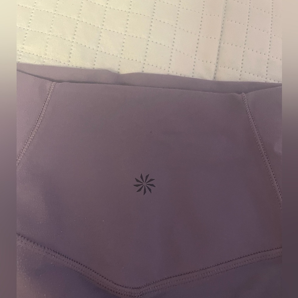 dusty purple athleta salutation stash leggings